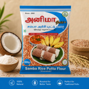 Home samba rice puttu flour
